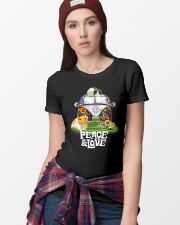GUINEA PIGS PEACE AND LOVE Ladies T-Shirt lifestyle-women-crewneck-front-9