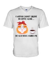 Guinea Pig Love V-Neck T-Shirt thumbnail