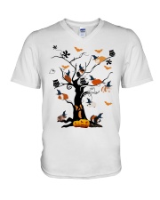 HALLOWEEN HAPPY V-Neck T-Shirt thumbnail