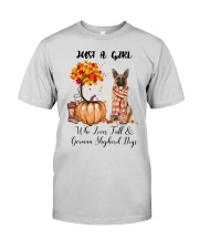 Fall And - German Shepherd Dog Premium Fit Mens Tee tile