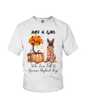 Fall And - German Shepherd Dog Youth T-Shirt tile