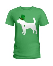 Lucky Shamrock - Beagle Ladies T-Shirt tile