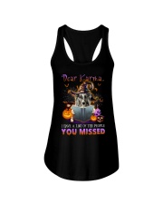 Karma - Shetland Sheepdog 1 Ladies Flowy Tank tile