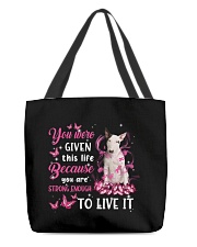 This Life - Bull Terrier 2 All-Over Tote tile