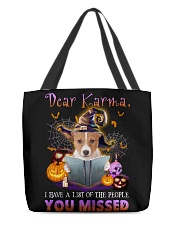 Karma - Basenji All-Over Tote tile