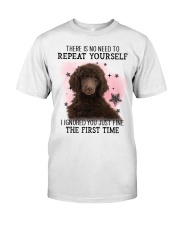 Repeat - CHOCOLATE Standard Poodle Premium Fit Mens Tee tile