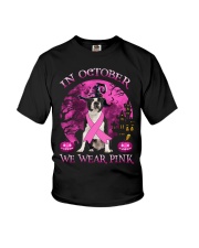 Pink Moon - BLACK Boston Terrier Youth T-Shirt tile