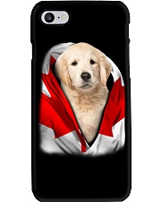 Canada Flag - Golden Retriever Phone Case tile