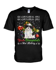Ornament - Havanese 1 V-Neck T-Shirt tile