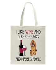 Three People - Bloodhound 1 Tote Bag tile