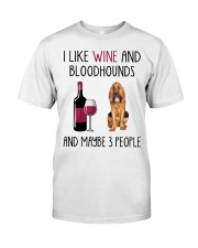Three People - Bloodhound 1 Classic T-Shirt front