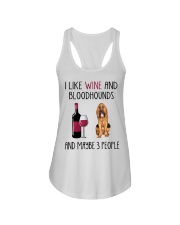 Three People - Bloodhound 1 Ladies Flowy Tank tile