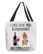Three People - Bloodhound 1 All-Over Tote tile