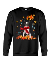 Flying Scarf - BLACK Boston Terrier Crewneck Sweatshirt tile