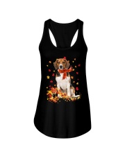 Autumn Leaves Scraf - Beagle 1 Ladies Flowy Tank tile