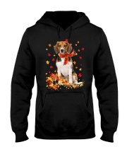 Autumn Leaves Scraf - Beagle 1 Hooded Sweatshirt tile