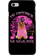 Pink Moon - Silky Terrier Phone Case tile