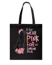 For Someone - BLACK Labrador Tote Bag tile