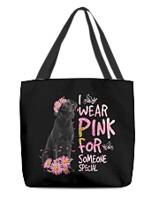 For Someone - BLACK Labrador All-Over Tote tile