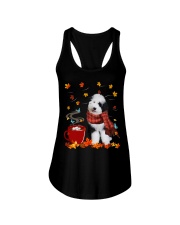 Hot Chocolate - Sheepadoodle Ladies Flowy Tank tile