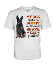 Perfect - Blue Heeler V-Neck T-Shirt tile