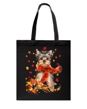 Autumn Leaves Scraf - Yorkshire Terrier Tote Bag tile