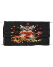 Autumn Leaves Scraf - Yorkshire Terrier Mask tile