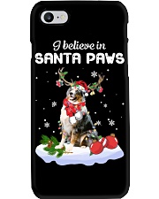 Santa Reindeer - Australian Boxherd Phone Case tile