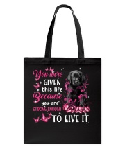 This Life - Black Labrador Tote Bag tile