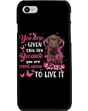 This Life - CHOCOLATE Labrador Phone Case tile