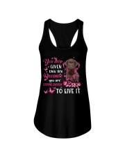 This Life - CHOCOLATE Labrador Ladies Flowy Tank tile
