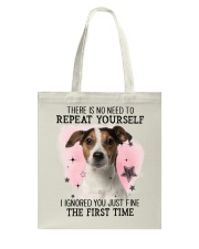 Repeat - Jack Russell Terrier 1 Tote Bag tile