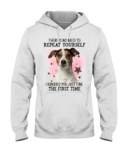 Repeat - Jack Russell Terrier 1 Hooded Sweatshirt tile