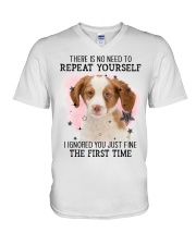 Repeat - Brittany V-Neck T-Shirt tile