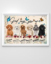 God Says You Are - Toy Poodles 36x24 Poster poster-landscape-36x24-lifestyle-02