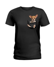 Pocket - Chihuahua 186 Ladies T-Shirt tile