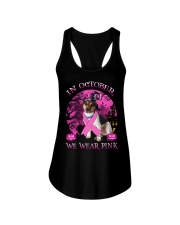 Pink Moon - Rat Terrier 2 Ladies Flowy Tank tile