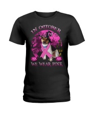 Pink Moon - Rat Terrier 2 Ladies T-Shirt tile