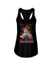 Karma - Old English Bulldog Ladies Flowy Tank tile