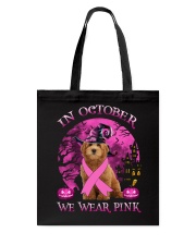 Pink Moon - RED Goldendoodle Tote Bag tile