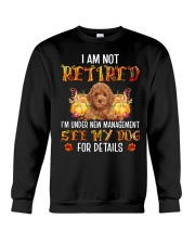 Retired - RED Miniature Poodle Crewneck Sweatshirt tile