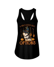 Options - Pomeranian 1 Ladies Flowy Tank tile