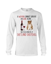 She Also Needs - Shetland Sheepdog Long Sleeve Tee tile