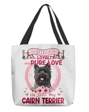 Loyalty - Cairn Terrier 2 All-Over Tote tile