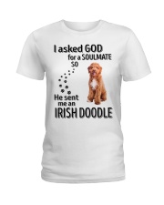 Canine Soulmate - Irish Doodle Ladies T-Shirt tile