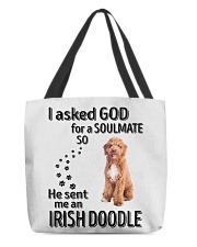 Canine Soulmate - Irish Doodle All-Over Tote tile