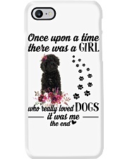 Really Loved - BLACK Labradoodle Phone Case tile