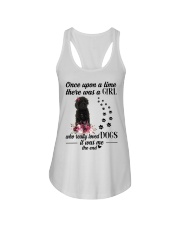 Really Loved - BLACK Labradoodle Ladies Flowy Tank tile