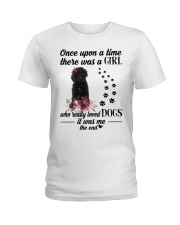 Really Loved - BLACK Labradoodle Ladies T-Shirt tile