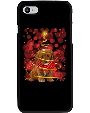 Lighting - RED Cockapoo Phone Case tile